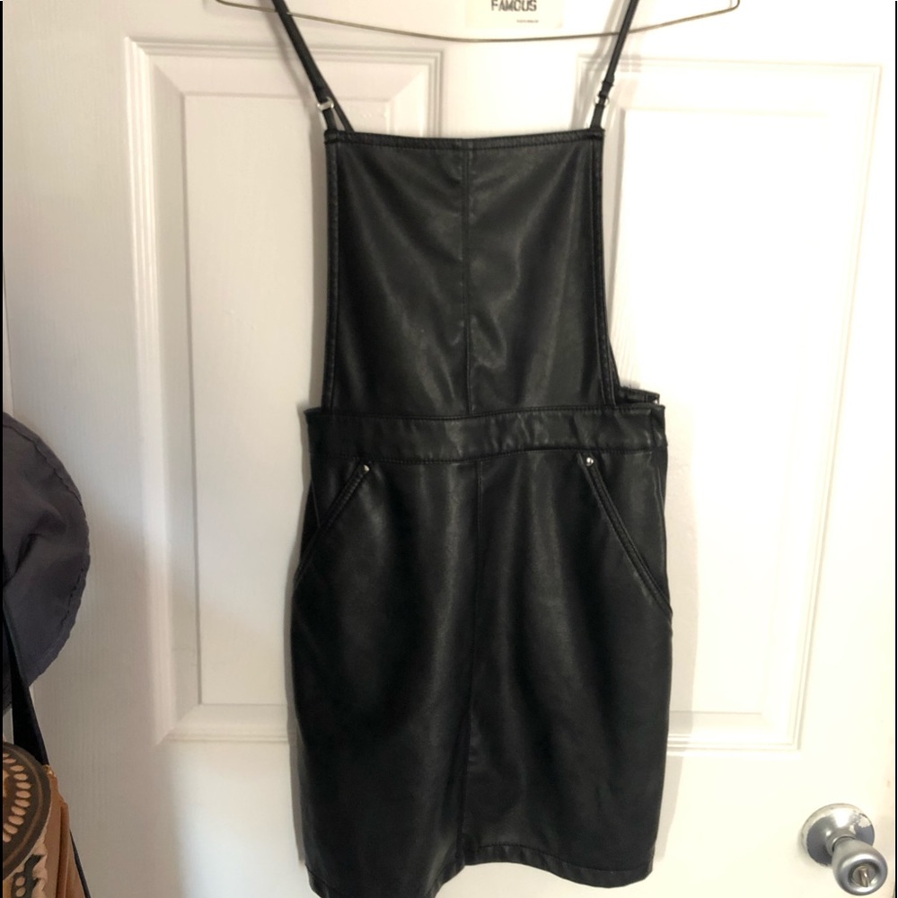 Divided by H&M leather dress